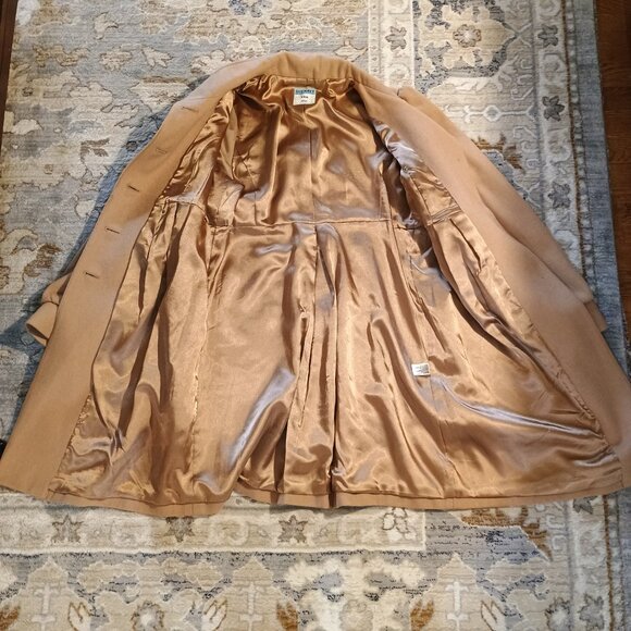 Women's Maternity Wool Blend Pea Coat - Picture 2 of 5